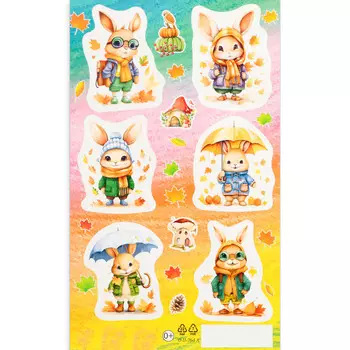 Наклейки «Зайчата» 9.815.9 см