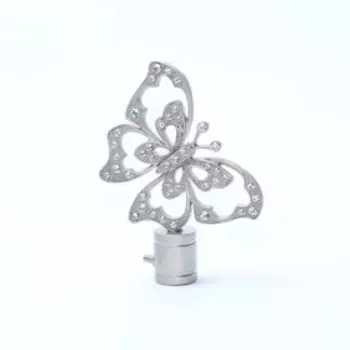 Наконечник «Бабочка», 2 шт, цвет сатин