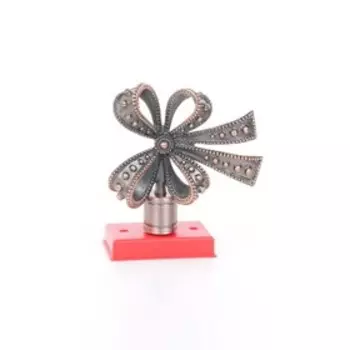 Наконечник «Бант», 2 шт, цвет медь