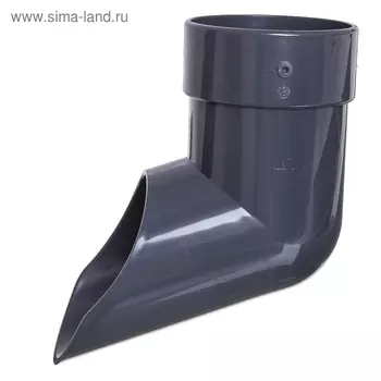 Наконечник для водосточной трубы DCKE LUX, цвет графит