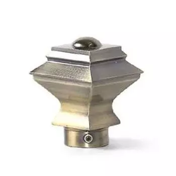 Наконечник «Ладья», 2 шт, d=2,8 см, цвет старое золото