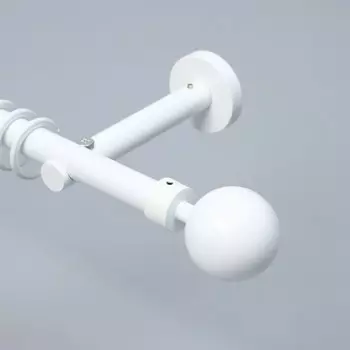 Наконечник на карниз d=19 мм «Модерн», цвет белый