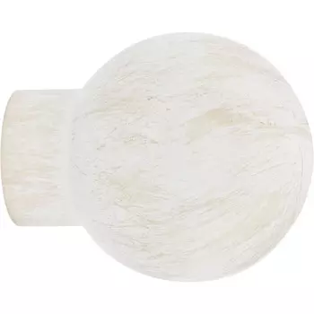 Наконечник «Шар», d=20 см, цвет белое золото