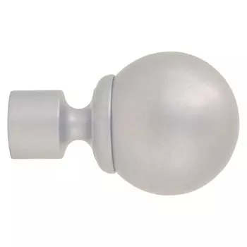 Наконечник «Шар классический», d=20 см, цвет сталь