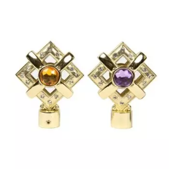 Наконечник «Верона», 2 шт, цвет золото глянец