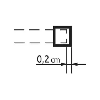 Наконечник «Заглушка», d=20 см, цвет золото