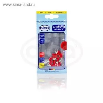 Наконечники плоские вилочные для подключения кабелей красные 4,3мм 10 шт, ALCA