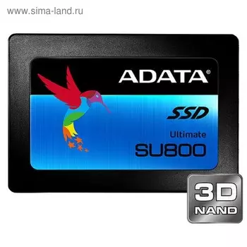 Накопитель SSD A-Data ASU800SS-512GT-C SU800, 512Гб, SATA III, 2.5"