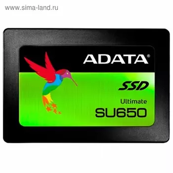 Накопитель SSD A-Data Ultimate SU650 ASU650SS-240GT-R, 240Гб, SATA III, 2.5"