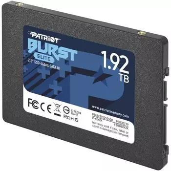 Накопитель SSD Patriot PBE192TS25SSDR Burst Elite, 1920 Гб, SATA III