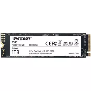 Накопитель SSD Patriot PCI-E 3.0 x4 1TB P300P1TBM28 P300 M.2 2280