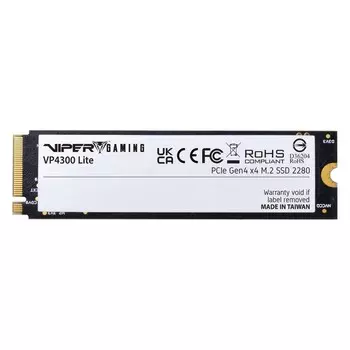 Накопитель SSD Patriot PCIe 4.0 x4 500GB VP4300L500GM28H Viper VP4300 Lite M.2 2280
