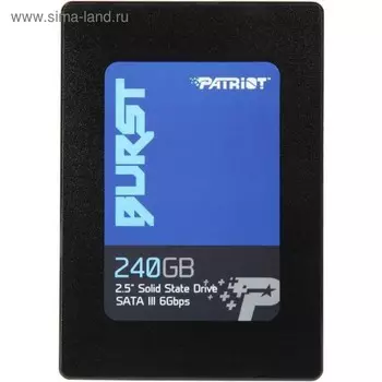 Накопитель SSD Patriot SATA III PBU240GS25SSDR Burst 240Gb 2.5"