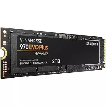 Накопитель SSD Samsung MZ-V7S2T0BW 970 EVO Plus M.2 2280, 2Тб, PCI-Ex4