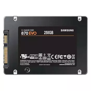 Накопитель SSD Samsung SATA III 250GB MZ-77E250BW 870 EVO 2.5"