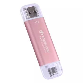 Накопитель SSD Transcend USB-C 1TB TS1TESD310P розовый USB-A