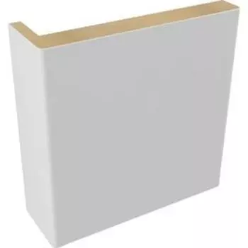 Наличник плоский телескопический Vinyl, 2150х70х24 мм, цвет белый