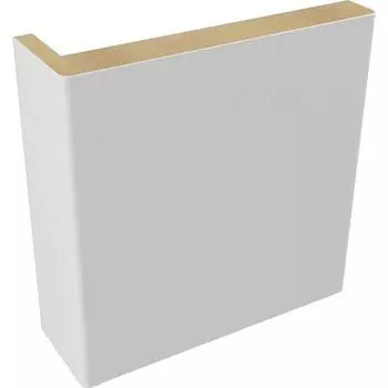 Наличник плоский телескопический Vinyl, 2150х70х24 мм, цвет белый