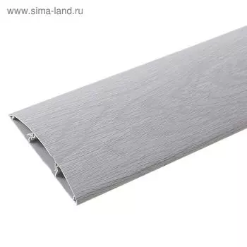 Наличник ПВХ с кабель-каналом "Идеал" дуб серый 70*12*2200 мм