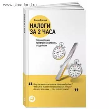 Налоги за два часа. Елгина Е.