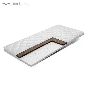 Наматрасник «кокос+латекс», размер 120х200х4 см, чехол жаккард