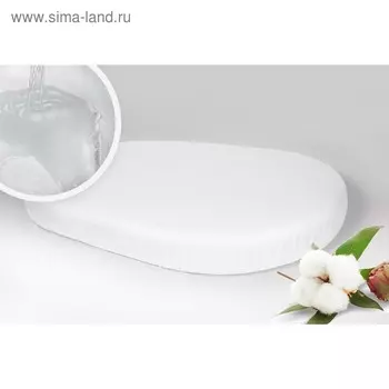 Наматрасник водонепроницаемый Amarobaby Water stop, махра, размер 75х125 см