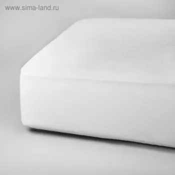 Наматрасник с бортом «Беринг +», размер 180 х 200 х 30 см, цвет белый