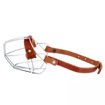 Намордник металлический Зооник №0 (пудель, мелкие породы), ДС 7 см, ОМ 24 см, микс