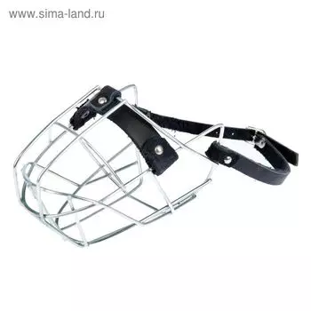 Намордник металлический «Зооник» №4/2 (овчарка), длина по носу 11 см, обхват морды 36 см, микс