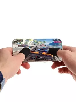 Напальчники для игр на смартфоне Hoco GM4, с защитой от пота, 10 шт, чёрные