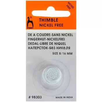 Наперсток хромированный, 16 мм PONY