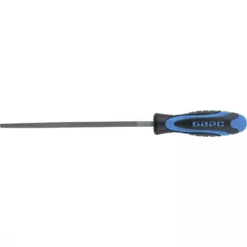 Напильник круглый Барс 15846, двухкомпонентная рукоятка, №2, 200 мм