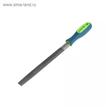 Напильник "Сибртех" 16327, 200 мм, полукруглый, двухкомпонентная рукоятка, №2