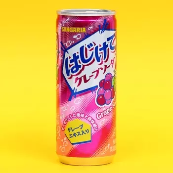 Напиток б/а газированный SANGARIA "GRAPE", со вкусом винограда 250 мл