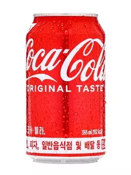 Напиток COCA-COLA, б/а, газированный, ж/б, 0,355 л