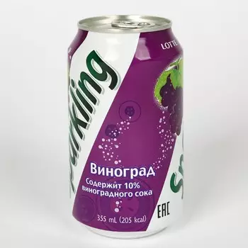 Напиток газированный Sparkling 355 мл Виноград