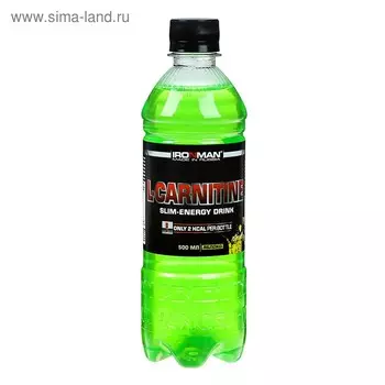 Напиток "Ironman" L-Карнитин яблоко 0,5 л