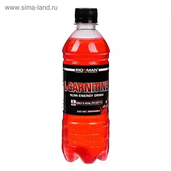 Напиток "Ironman" L-Карнитин земляника 0,5 л