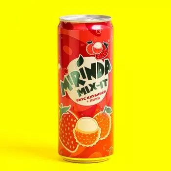 Напиток сильногазированный Mirinda Mix-It Клубника-Личи, 0,33 л