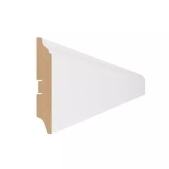 Напольный плинтус МДФ 100B 2000x100x16 Белый