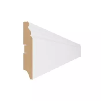 Напольный плинтус МДФ 100E 2000x100x16 Белый