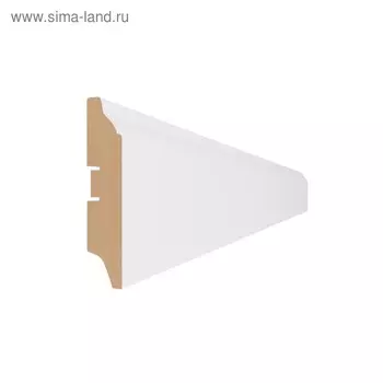 Напольный плинтус МДФ, 16822000 мм, цвет белый
