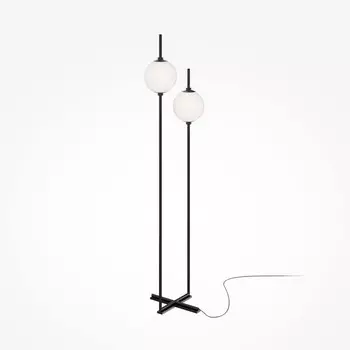Торшер Maytoni Z020FL-L12BK, 2хLED, 12Вт, 32х44х150 см, 750Лм, цвет чёрный