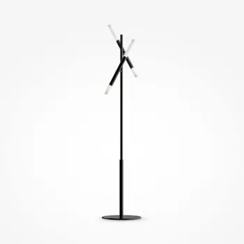 Торшер Maytoni MOD070FL-02B, 4хG9, 25Вт, 30х30х150 см, цвет чёрный