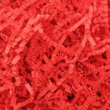 Наполнитель бумажный, красный - коралловый, 50 г