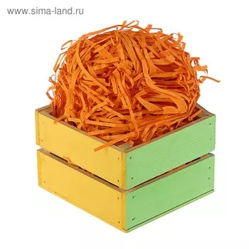 Наполнитель бумажный, оранжевый, 50 г