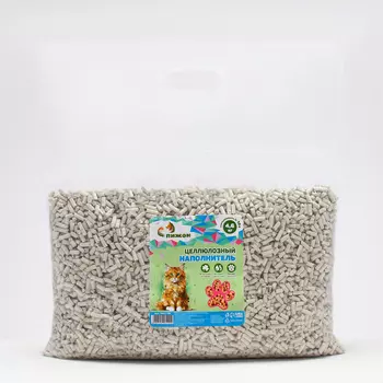 Наполнитель целлюлозный "Пижон" 4,6 кг впитываемость до 10 л