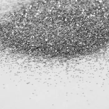 Наполнитель для шаров «Блёстки», 500 г, 0.4 мм, серебряный