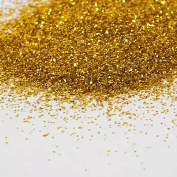 Наполнитель для воздушных шаров «Блёстки», 0,4 мм, 500 г, цвет жёлтый