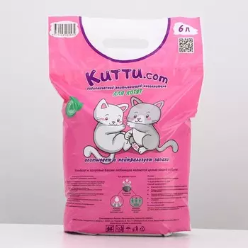 Наполнитель минеральный впитывающийся для котят "КИТТИ", 6л